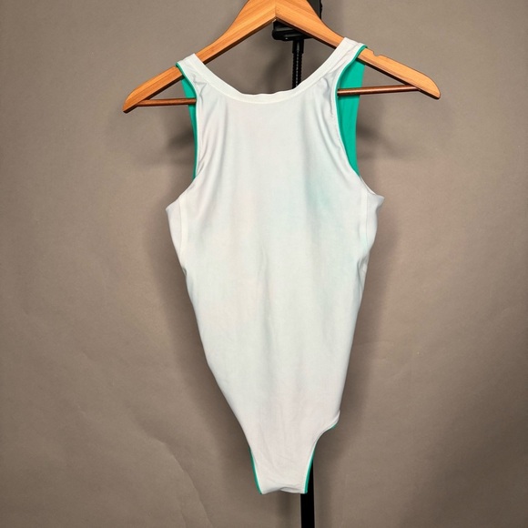 ADAY Reversible Vibrant Green / White One-Piece For the Win Swimsuit Size XS - Picture 5 of 16